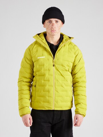 Veste outdoor 'Sender' MAMMUT en jaune : devant