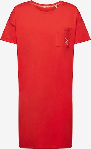 ESPRIT - Camiseta de noche en rojo: frente