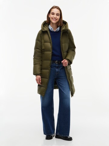 Palton de iarnă de la TOMMY HILFIGER pe verde: față