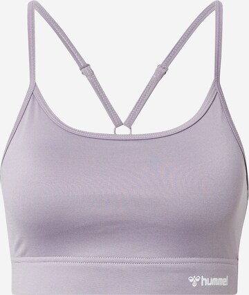 Hummel Bralette Sports Bra 'Chipo' in Purple: front