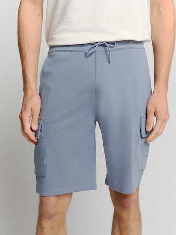 Regular Pantalon cargo No Excess en bleu