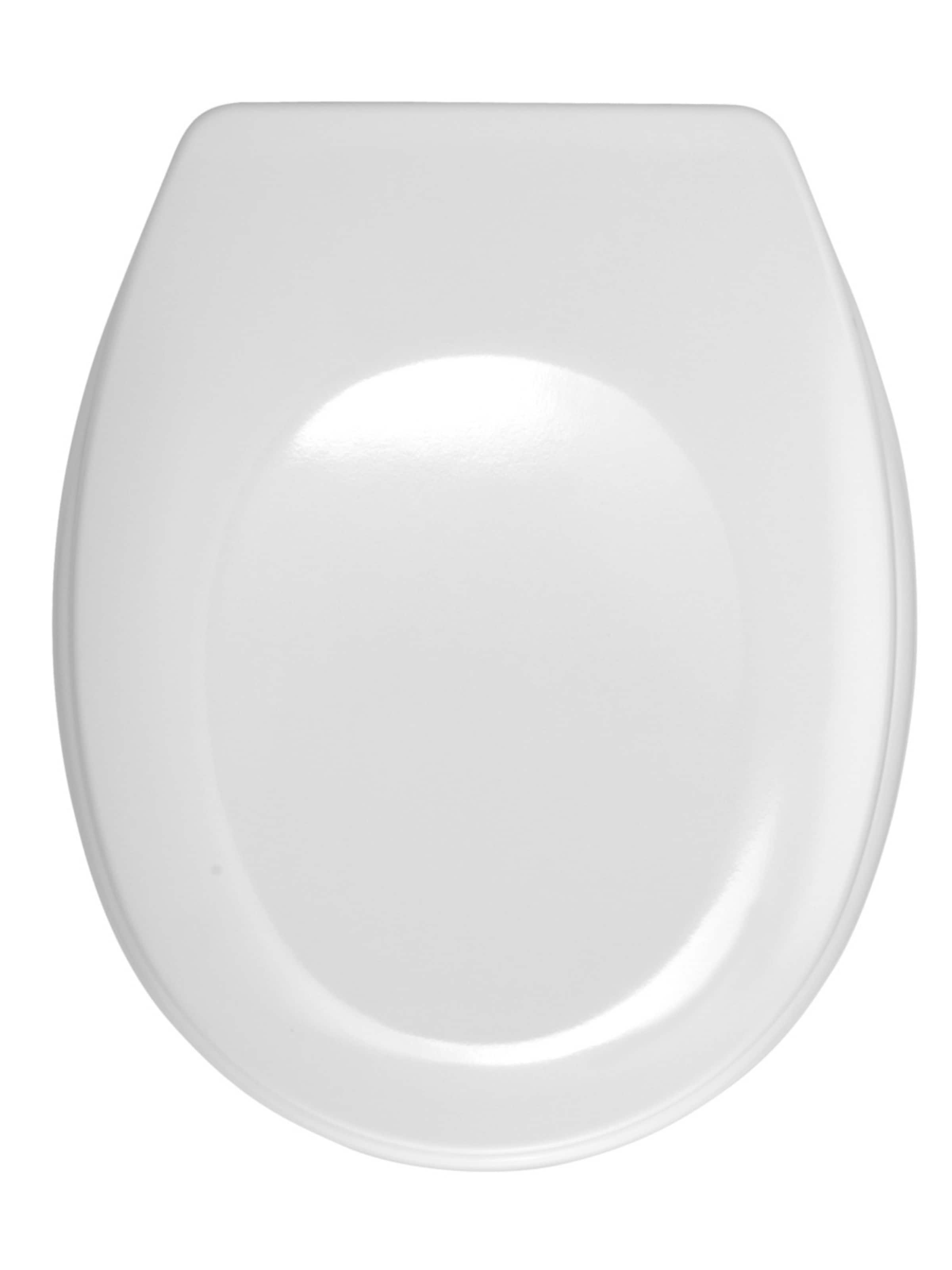 Wenko WC-Sitz 'Bergamo' in Weiß: Vorderseite