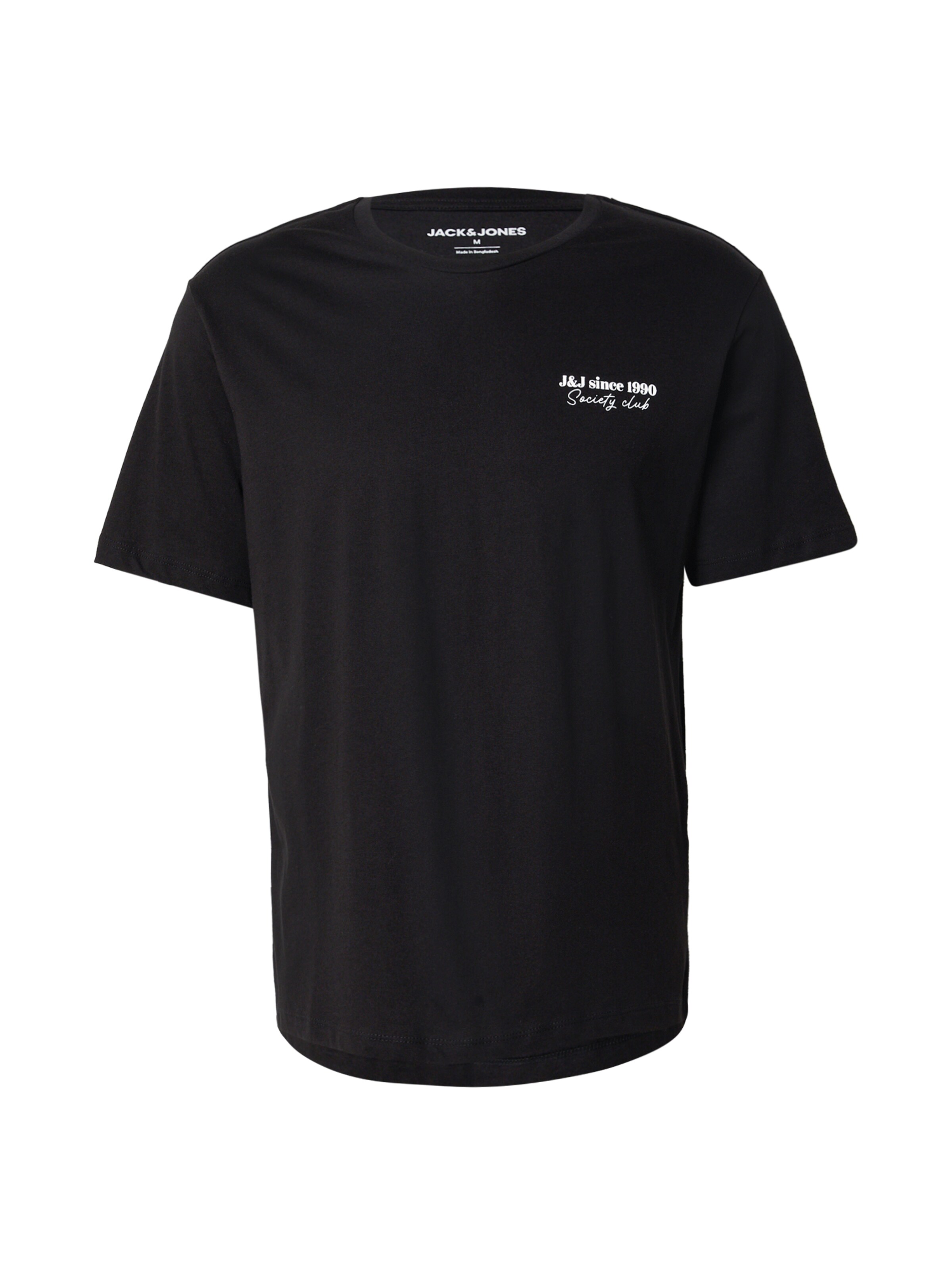 JACK & JONES Tričko 'JJNINETY' - čierna / biela, Produkt