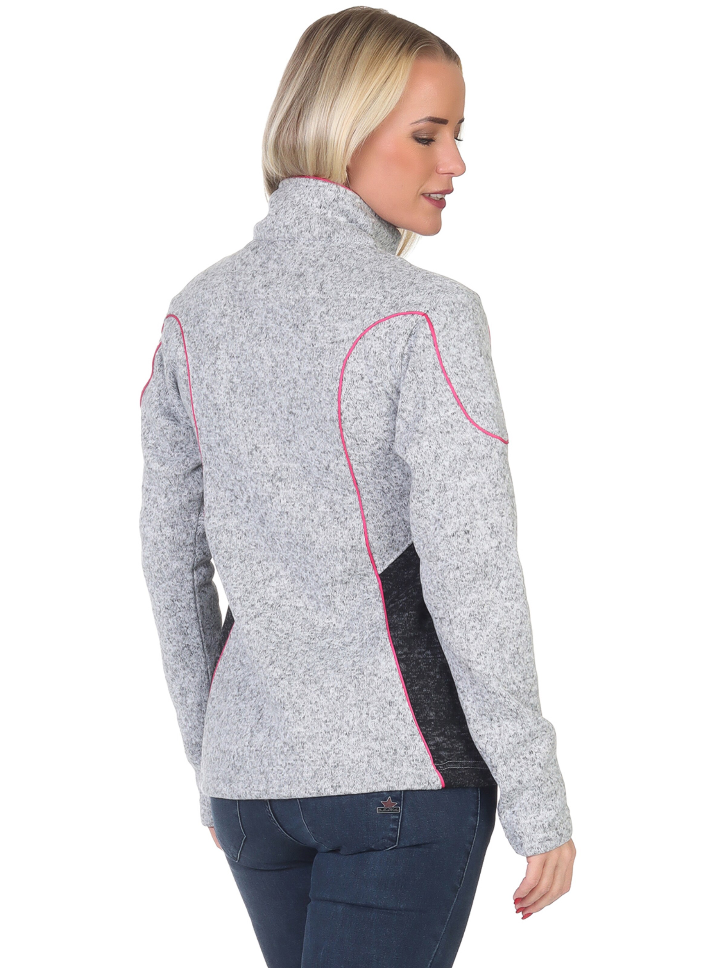 Rock Creek Fleecejacke in Grau