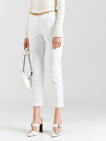 Wallis Slim fit Trousers in White: front