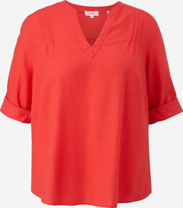 s.Oliver Blouse in Rood: voorkant