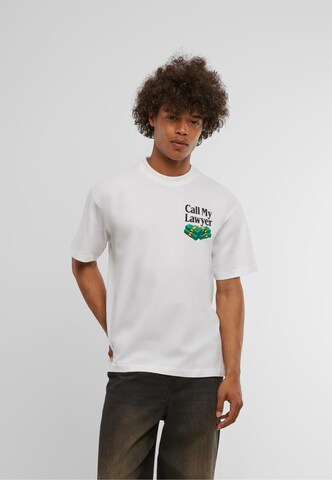 MARKET T-Shirt 'Slip And Fall' in Weiß: Vorderseite
