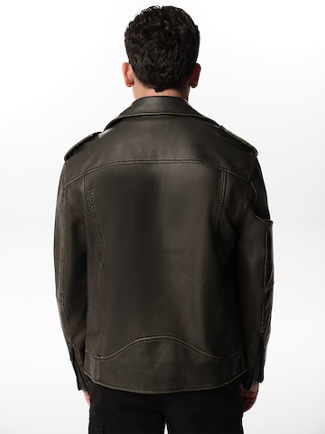 ABOUT YOU x Jaime Lorente Between-season jacket 'Tiago' in Black