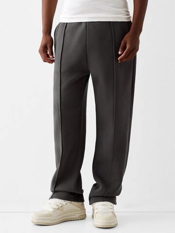 Bershka Loosefit Hose in Grau