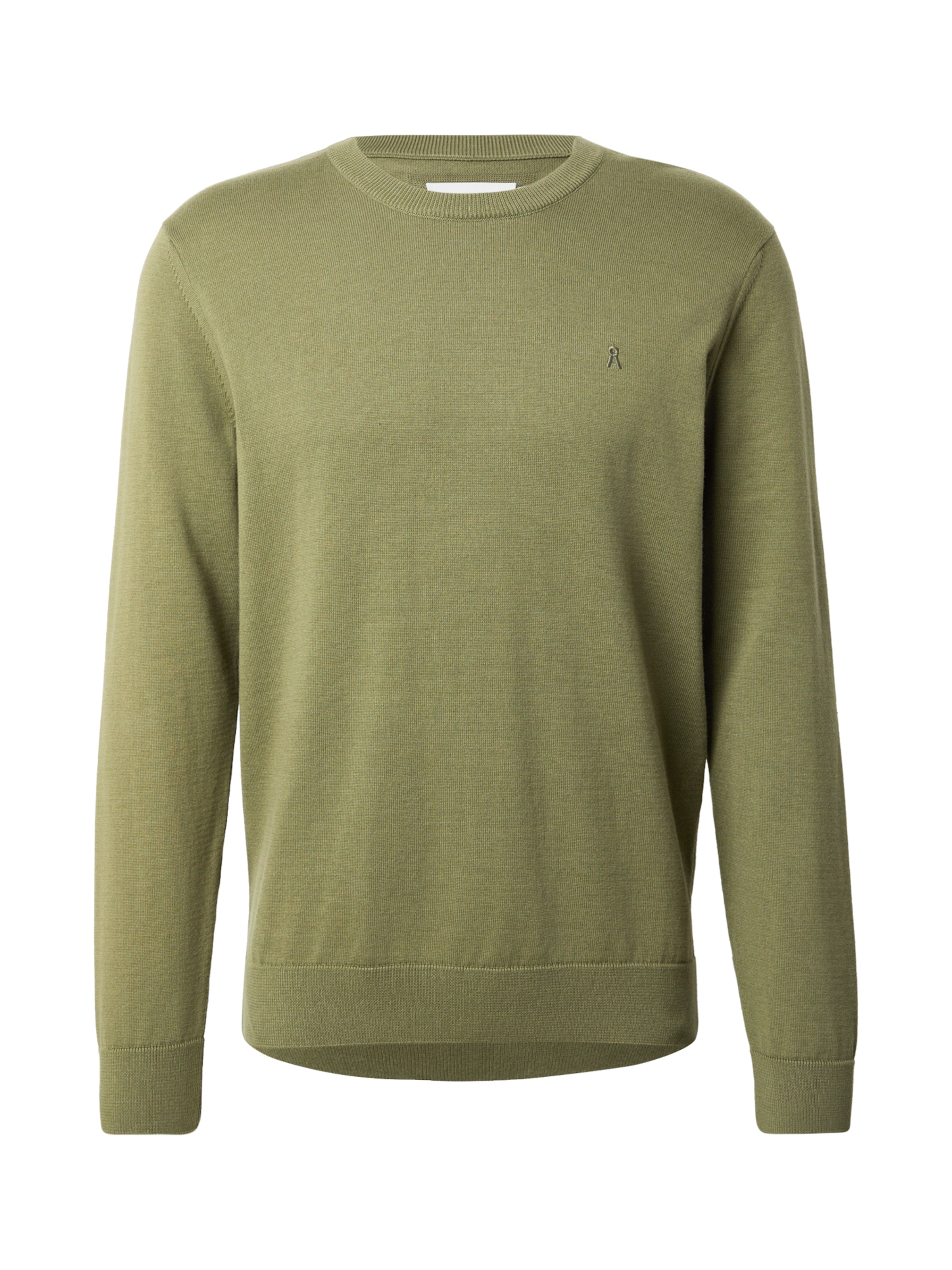 ARMEDANGELS Neulepaita 'Loukaa' värissä vihreä: etupuoli