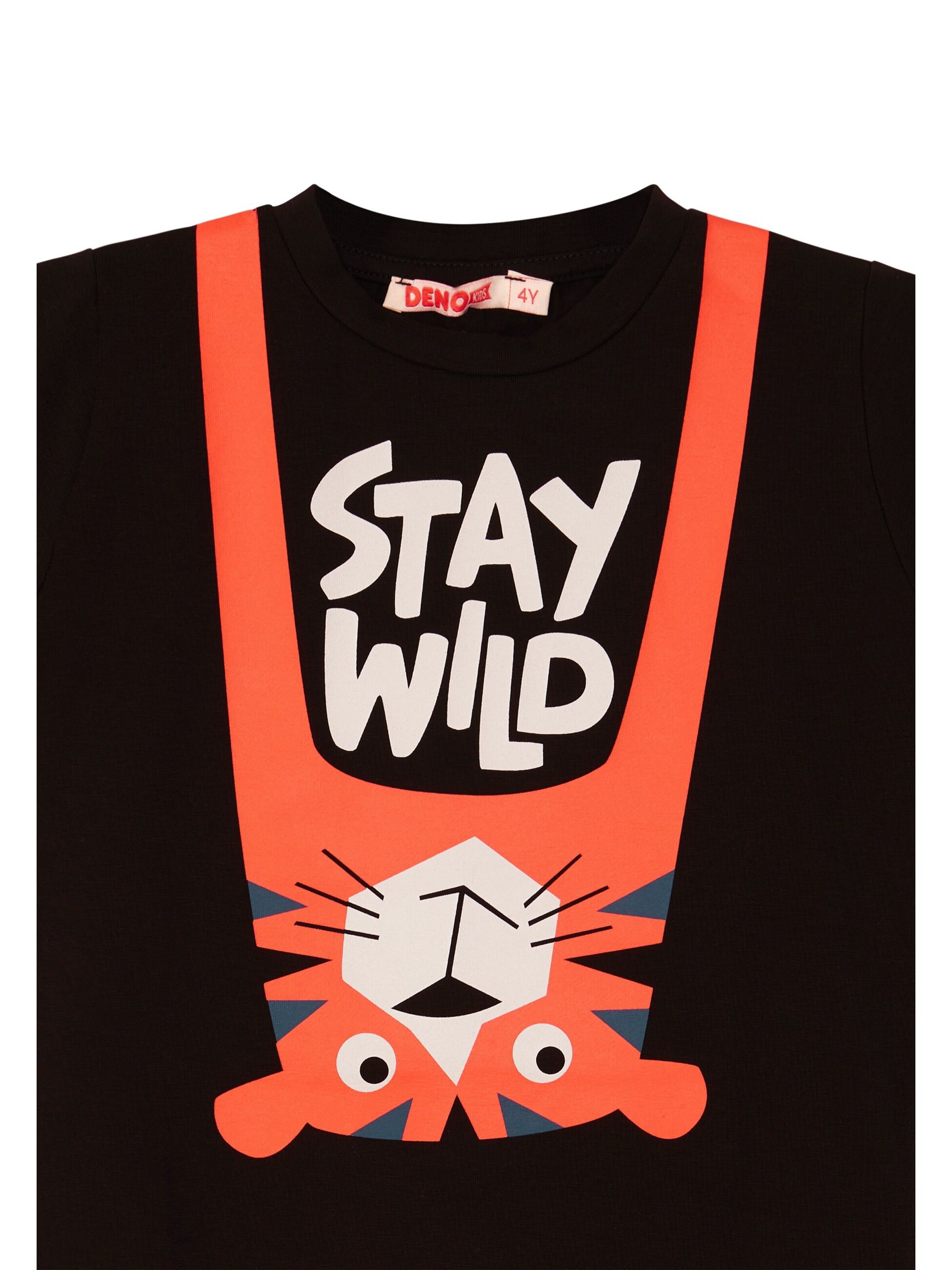 Survêtement 'Wild Camo' Denokids en noir