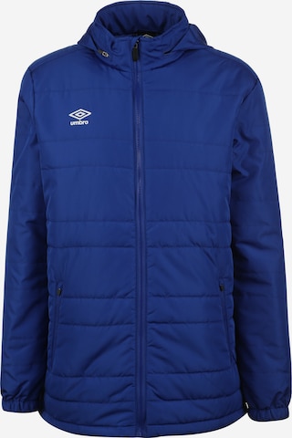 UMBRO Athletic Jacket 'Club Essential Bench' in Blue: front