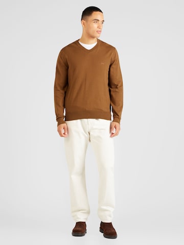 BOSS Black Sweater 'Pacello' in Brown