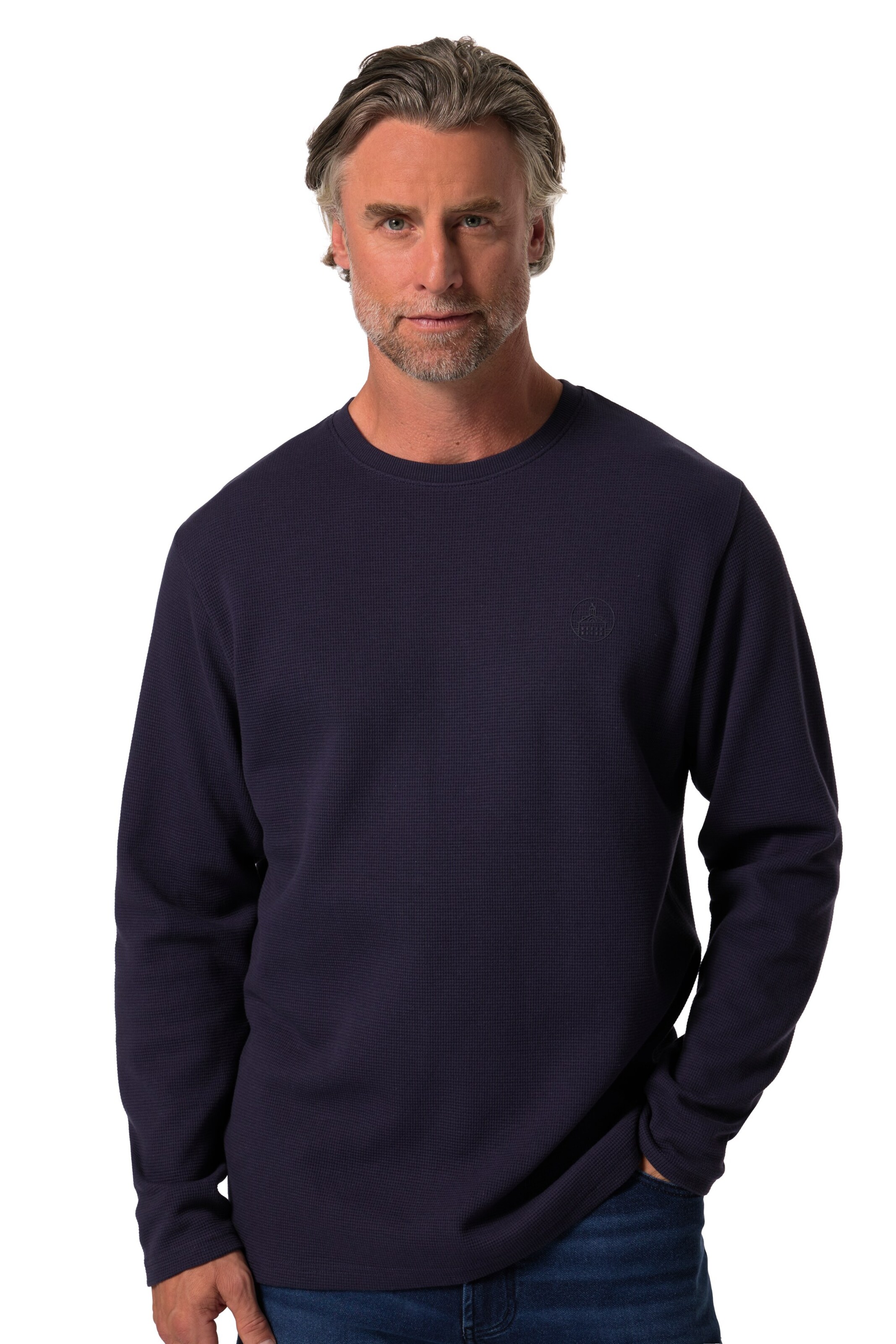 Boston Park Shirt in Blau: Vorderseite