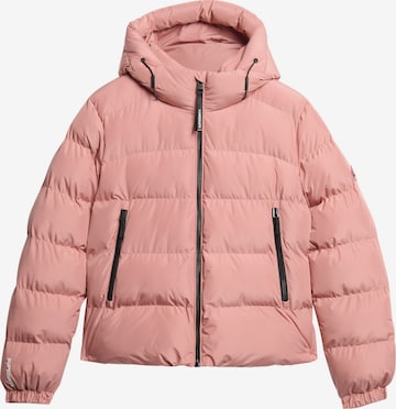 Superdry - Chaqueta de invierno en rosa: frente