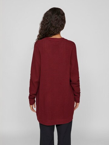 Cardigan 'VIDALO' VILA en rouge