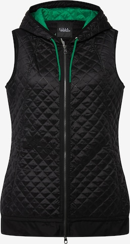 Ulla Popken Vest in Black: front