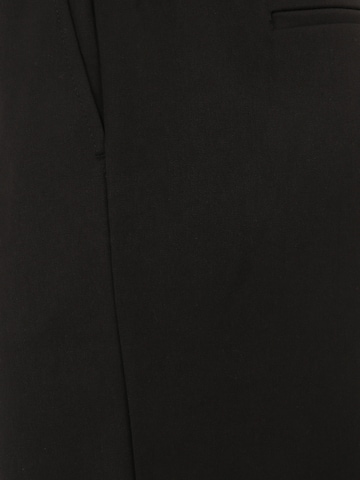 Regular Pantalon à plis 'CAMIL' Pieces Tall en noir