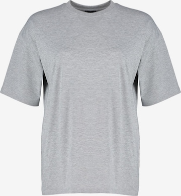 T-shirt oversize Trendyol en gris : devant