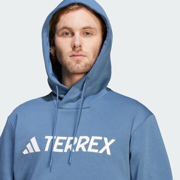 ADIDAS TERREX Sports sweatshirt in Blue