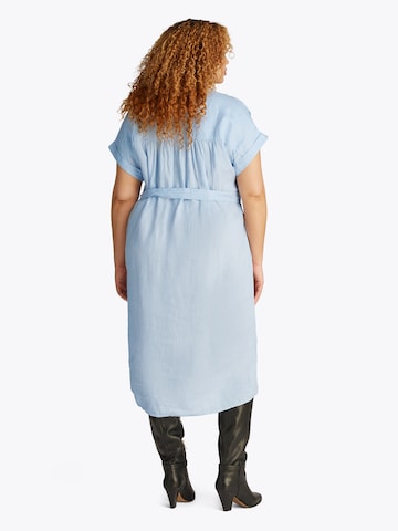 Tommy Hilfiger Curve Shirt dress 'ESS' in Blue