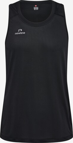 Newline Performance Shirt 'BEAT' in Black: front