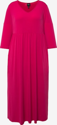 Ulla Popken Jurk in Roze: voorkant