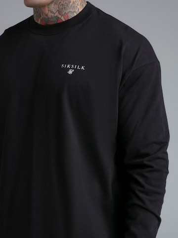 SikSilk T-Shirt in Schwarz