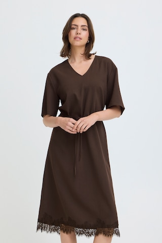 Fransa Kleid in Braun: Vorderseite