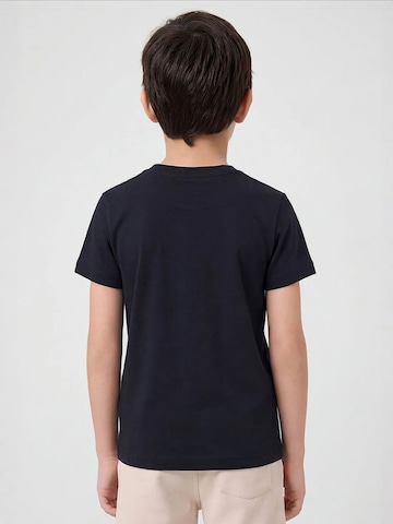 T-Shirt 'TOMMY Herren-T-Shirt Aus Baumwolle Und Elasthan' Tommy Life en bleu