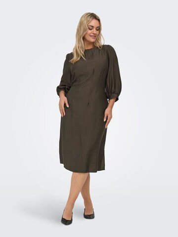 Robe 'CARFannil' ONLY Carmakoma en marron : devant