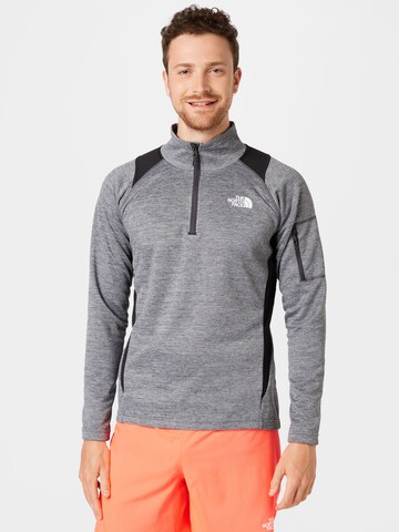 THE NORTH FACE - Sweatshirt de desporto 'AO' em cinzento: frente