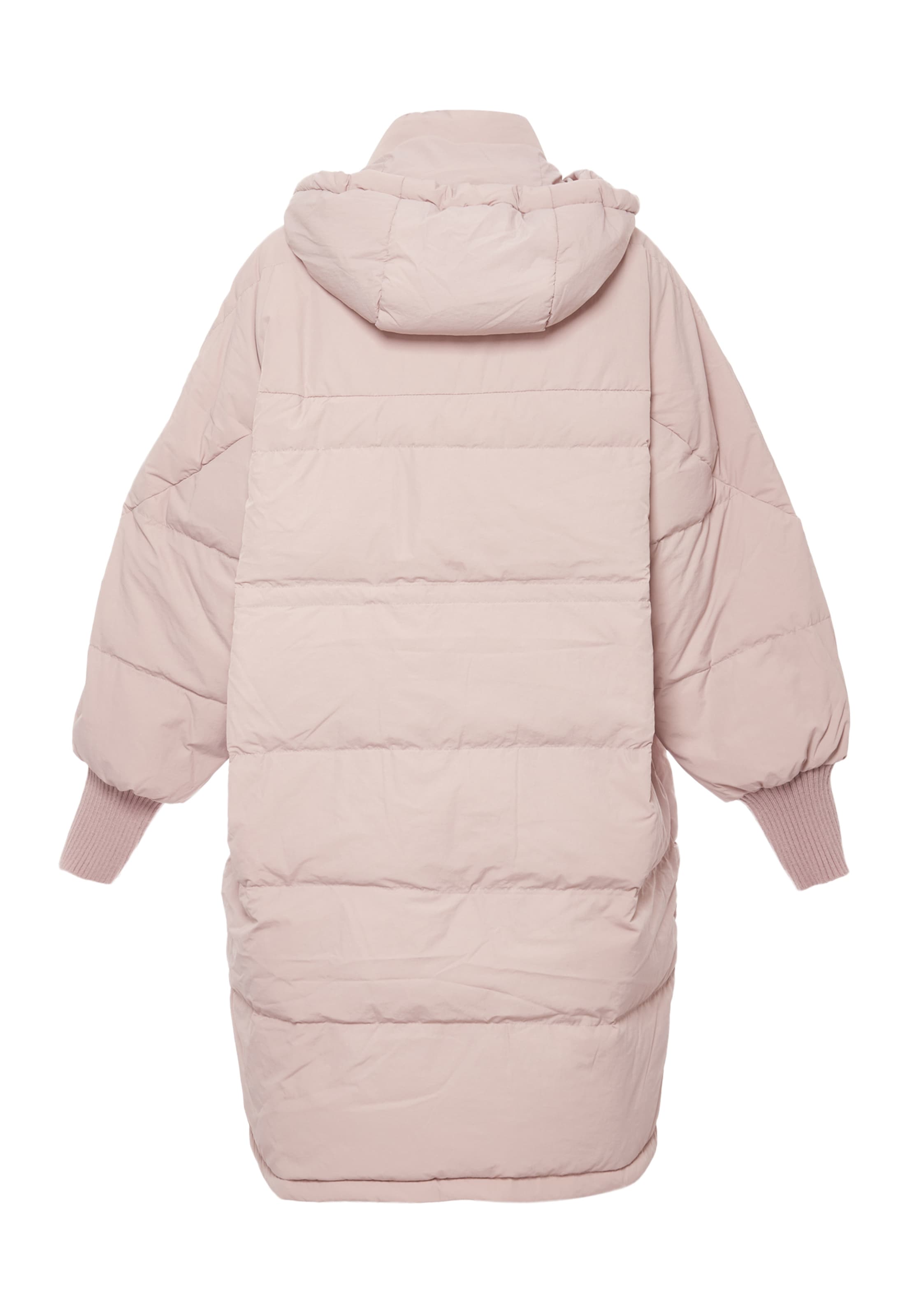 MYMO Pitkä talvitakki värissä vaaleanpunainen