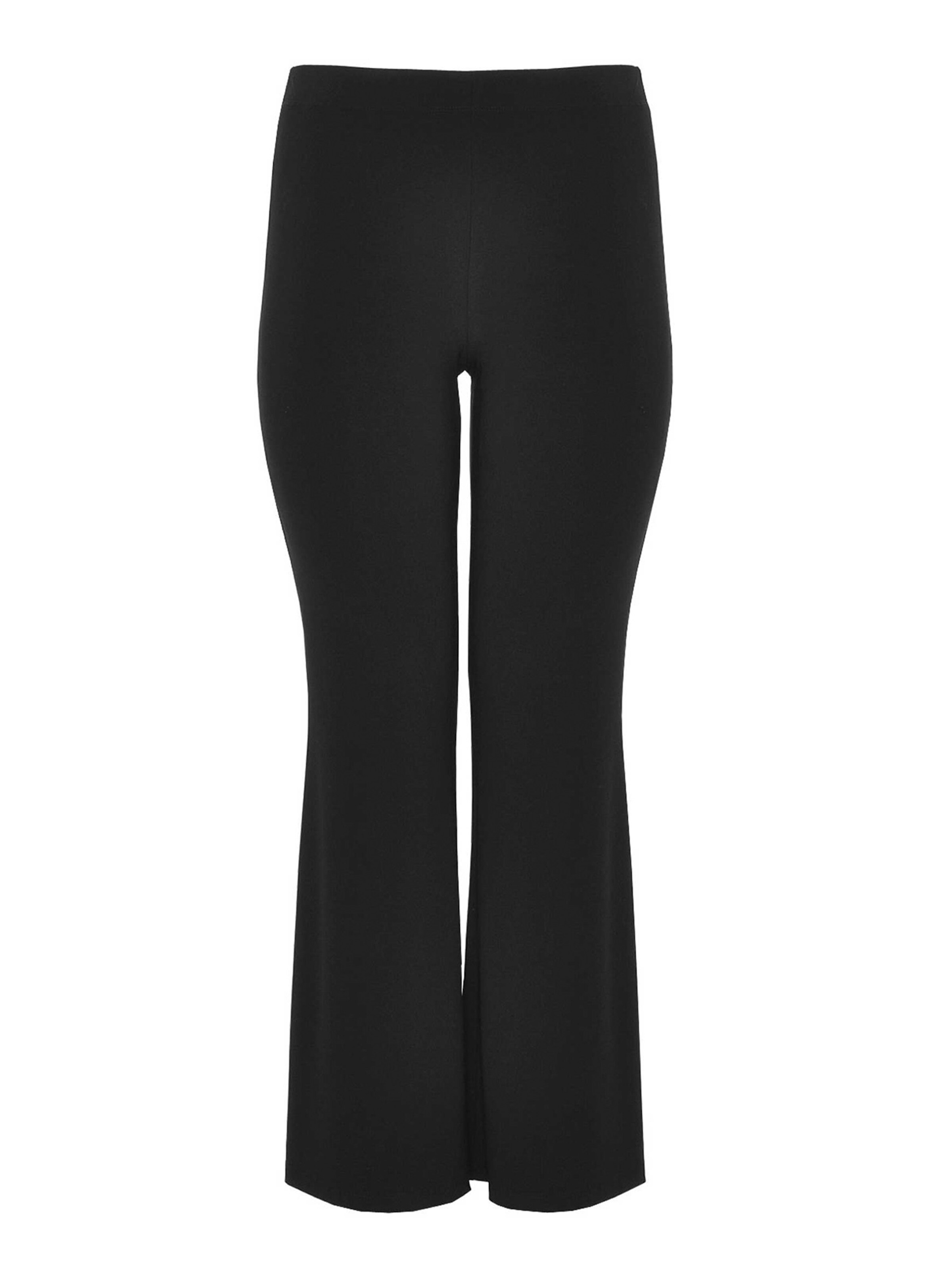 YOEK Bootcut Broek in Zwart: voorkant