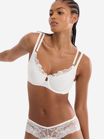 TRIUMPH Minimizer BH 'Florale Wild Gardenia' in Beige: Vorderseite