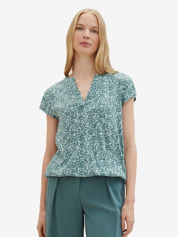 TOM TAILOR Blouse in Green: front