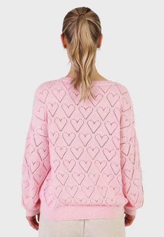 Kleinigkeit Trui 'Love is all around' in Roze