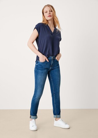 s.Oliver - Slimfit Vaquero 'Betsy' en azul