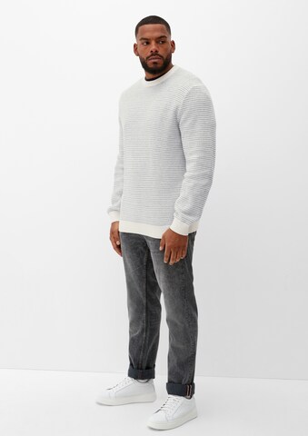 s.Oliver Men Big Sizes Sweater in White