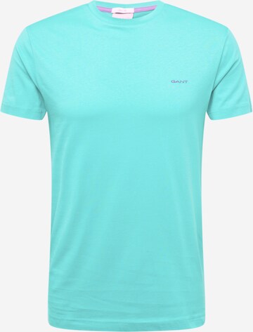T-Shirt GANT en bleu : devant