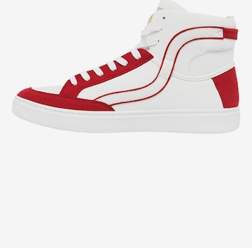SuperdrySportske cipele - crvena boja: prednji dio