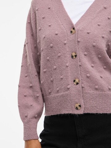 VILA Strickjacke in Lila