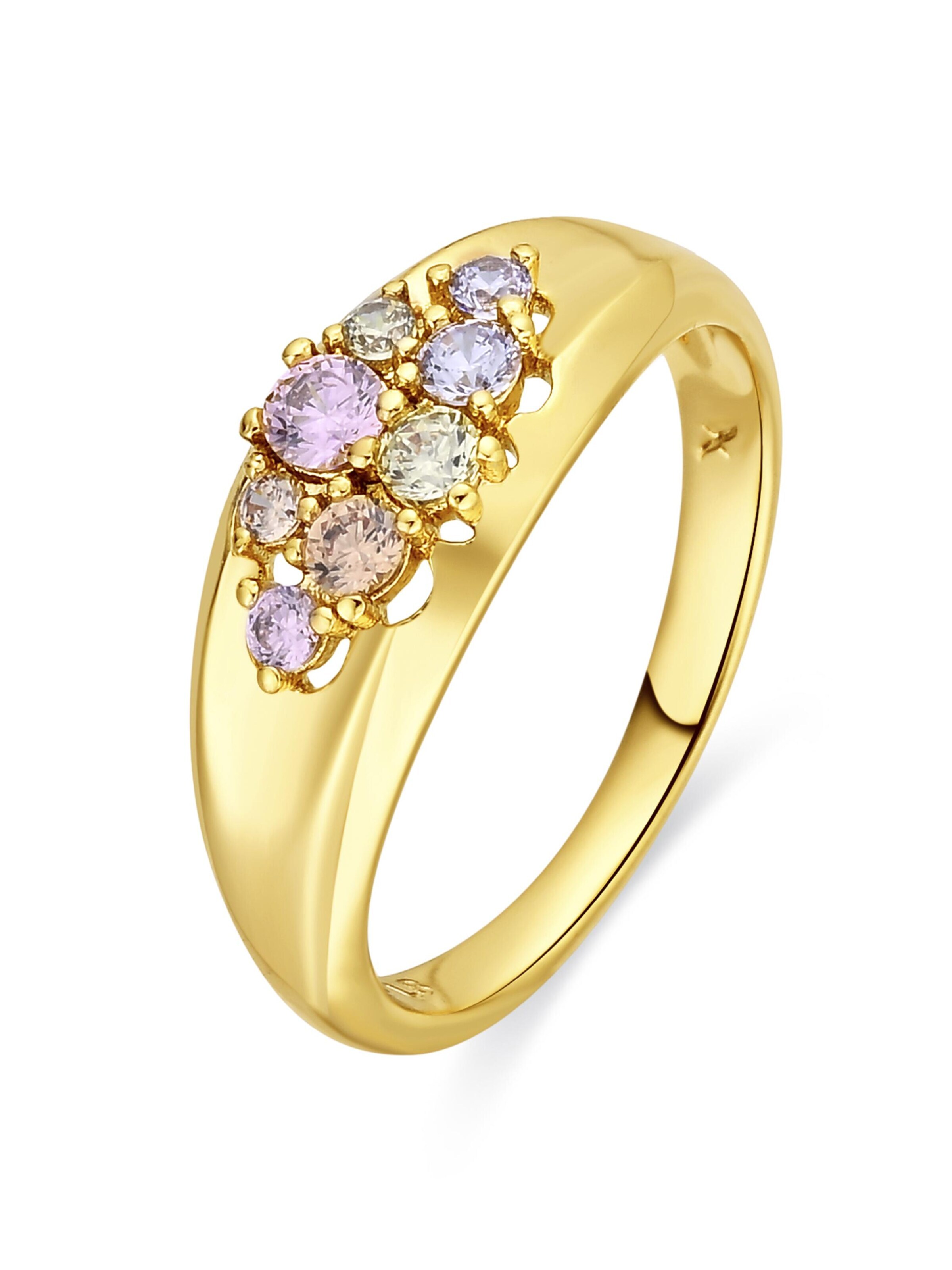 Luxenter Ring 'Banuo' in Gemengde kleuren: voorkant