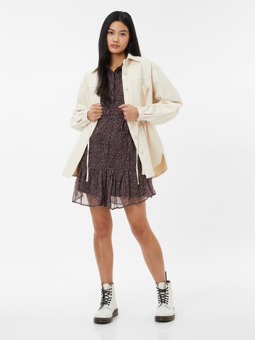 VERO MODA Shirt Dress 'Kaya' in Brown