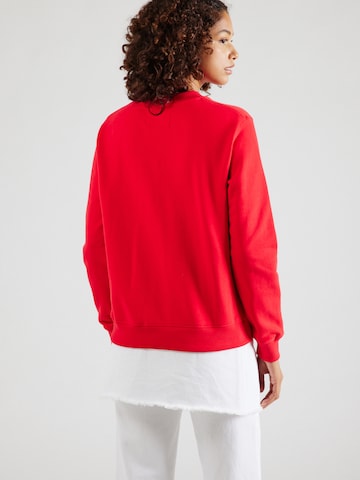 sarkans Calvin Klein Jeans Sportisks džemperis