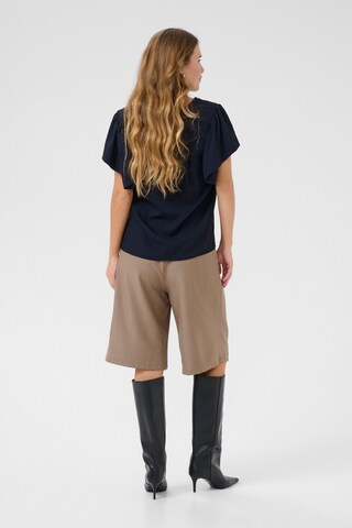 CULTURE Bluse 'Pop Greece' in Blau