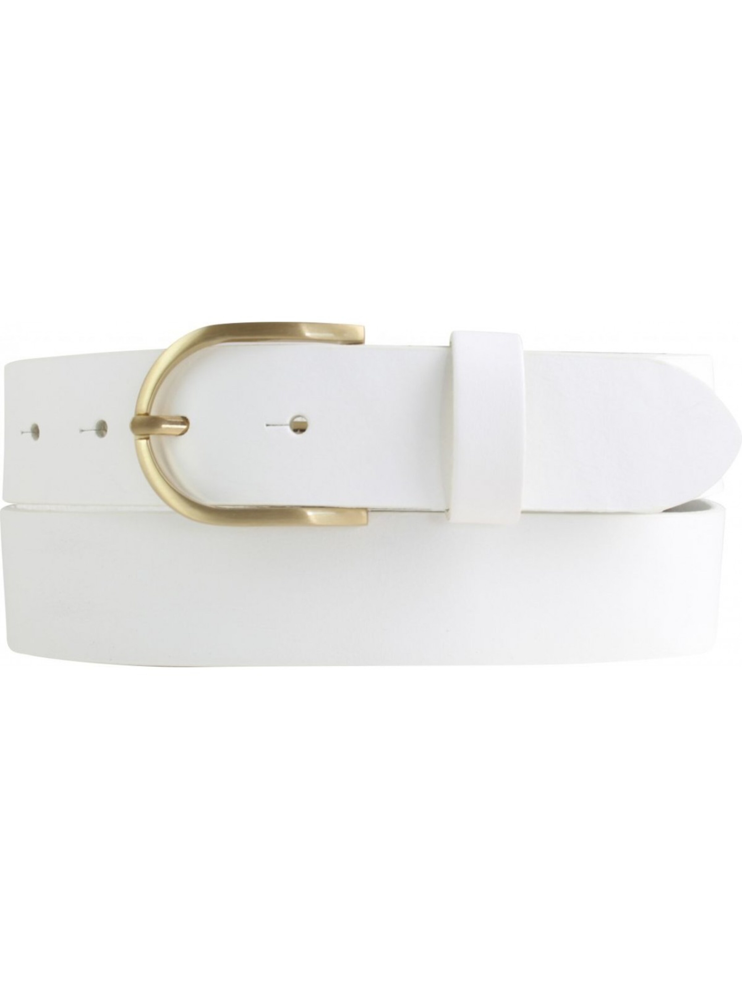 BELTINGER Belt 'Teramoa' in White: front