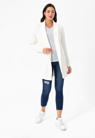 Cardigan Jimmy Sanders en blanc