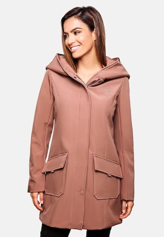 MARIKOO Raincoat 'Mayleen' in Pink: front