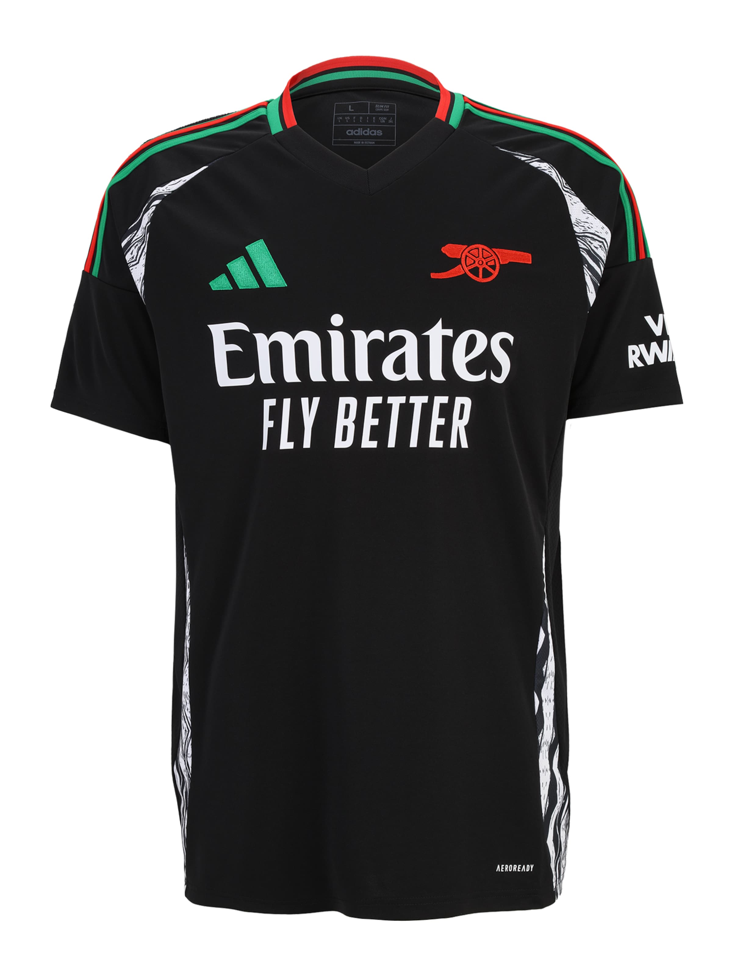 ADIDAS PERFORMANCE Dres 'Arsenal 24/25 Away' - Čierna: predná strana